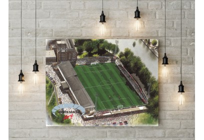 Shrewsbury Town FC Gay Meadow Stadium Wall Art Canvas